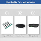 VICTORSTAR TK1152 TK-1152 1T02RV0US0 Compatible Toner Cartridges 3000 Pages 2 Blacks for Kyocera ECOSYS M2135 M2135dn M2635 M2635dn M2635dw M2735 M2735dw P2235 P2235dn P2235dw Printers