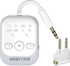Ultra Bluetooth 5.4 Transmitter & Receiver,2-in-1 Wireless Audio Transmitter for TV/PC/Airplane, Dual Pairing for AirPods/Headphones, AptX LL& HD, Aux for Home/Car Stereo & Speakers
