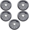 2 Inch Cable Grommets Petal-Shaped Buckle Type Wire Hole Cover for Cord Management and Protection of Cabinet (49.5mm, 5PCS)