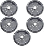 2 Inch Cable Grommets Petal-Shaped Buckle Type Wire Hole Cover for Cord Management and Protection of Cabinet (49.5mm, 5PCS)