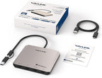 WAVLINK USB C to Quad HDMI 4K Adapter, Universal USB A to HDMI Docking Dual Triple Display Station for Windows, Mac M1/M2/M3/M4, Thunderbolt, USB-C Laptops