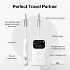 SoundSync Pro Bluetooth Transmitter & Receiver for Airplane, Easy Setup Bluetooth Audio Transceiver for 2 BT Devices, Volume Control, RCA for TV