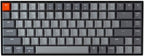 Keychron K2 75% Layout Bluetooth Wireless Mechanical Keyboard K Pro Brown Switch/White LED Backlit/USB C/Anti Ghosting/N-Key Rollover, 84 Keys Gaming Keyboard for Mac Windows-Version 2