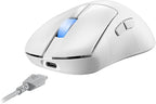ASUS ROG Keris II Ace Wireless Gaming Mouse – Right-Handed Ergonomic, 54g, Tri-Mode Connectivity, 42K DPI, up to 107Hr Battery, PC/Mac Support - White