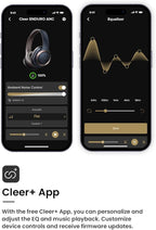 Cleer Enduro ANC Noise Cancelling Over the Ear Bluetooth Headphones with Mic, 60 Hrs Playtime, Noise Canceling, Ambient EQ Modes, Hi-Res Audio, Deep Bass, Multi-Point Connect, Bluetooth 5.0, Dark Navy