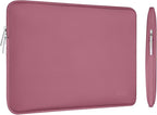 MOSISO Laptop Case 16 inch, 15-15.6 inch Laptop Sleeve Bag Compatible with MacBook Pro 16 inch, HP, Acer, Dell, Lenovo, ASUS Notebook, Neoprene Computer Sleeve Bag with Small Case, Dusty Rose