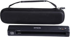 Aproca Storage Case Compatible with Epson Workforce ES-50 / ES-55R / ES-60W / ES-65WR / DS-30 / DS-70 / DS-80W Document Scanner, Portable Bag for Accessories