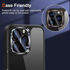 UniqueMe [3 Pack for iPhone 13 Pro/iPhone 13 Pro Max Camera Lens Protector, Tempered Glass [Case Friendly][New version][Scratch-Resistant][Easy Installation] - Clear