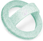 Magnetic Silicone Ring Grip Phone Holder, Loop Grip Phone Holder,Magnetic Phone Loop,Magsafe Phone Grip,Compatible with Magsafe for iPhone 16/15/14/13/12 Series (Green Sparkle)