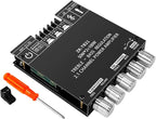 50W+50W+100W Amplifier Board with Treble and Bass Control, Bluetooth 5.0 HiFi 2.1 Channel Subwoofer Stereo Amplifier Board, Dual TPA3116D2 Chip BT and AUX Inputs for DIY Wireless Speakers (ZK-TB21)