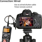 Wireless Remote Shutter Compatible for Sony Alpha a7 a7II III R RII RIII A7IV a7RIV a7S a300 a6000 a6500 a6400 a6300 a77II a100 a300 a450 a500 a580 a700 a850 a33 a55 a58 a65 a77 a99 RX100 II III IV
