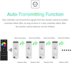 BTF-LIGHTING 5in1 WB5 2.4GHz Tuya WiFi PWM LED Controller Compatible with Alexa/Google Home/Smart Life/Tuya Smart APP Control for Dimming CCT RGB RGBW RGBCCT LED Strip Work with WR01RF WR02RF etc