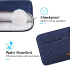 Lacdo Chromebook Case 11 Inch Laptop Sleeve for 11 Inch Acer HP Lenovo Dell Samsung ASUS Chromebook Spin 3 11, 13 inch New Surface Pro 11 Copilot+PC / 10 9 8 X, 11.6" MacBook Air Computer Bag, Blue