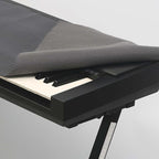 Piano Keyboard Cover 88 Keys,Piano Keyboard Dust Cover,Premium Protection for Electronic Keyboards ,Dirt-Proof, Light Luxury Design-black