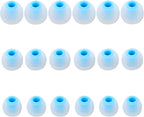 Earbud Replacement Tips Silicone Earbud Tips Ear Tips Fit Most in-Ear Earbuds(Inner Hole 3.8mm -5.1mm) Headphone Earbud Rubber Tips9 Pairs S M L