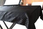 Clairevoire Piano Keyboard Dust Cover for 61 Keys to 88 Keys, Electric Pianos Cover, Digital Pianos Cloth Protection, Lightweight and Adjustable Closure,Ebony Black, L - Keyboard Piano up to 61" x 21"