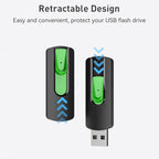 Aiibe 128GB Flash Drive 10 Pack - USB 2.0 Memory Stick (Red, Green, Cyan, Yellow, Purple)