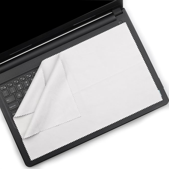KEANBOLL 2-Pack 15.6 inch Laptop Microfiber Liner Cleaning Cloth, Laptop Keyboard Protector, Cleaning Screen Dust, Compatible with All 15.6"-16" Laptop