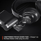 SteelSeries Arctis Nova Pro Wireless Xbox Multi-System Gaming Headset - Premium Hi-Fi Drivers - Active Noise Cancellation Infinity Power System - Stealth Mic - Xbox, PC, PS5, PS4, Switch, Mobile