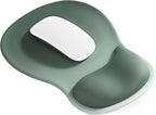EooCoo Ergonomic Mouse Pad with Gel Wrist Rest Support Middle Concave Design, Relieve Wrist Pain Mousepad, Non-Slip Base for Laptop, Computer, Office Desk Accessories, Carpal Tunnel Syndrome