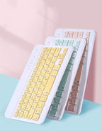 AnMengXinLing Keyboard Case for iPad mini 7th(A17 Pro) 2024/Mini 6th Generation with Mouse,Case for iPad mini7/mini6 with Detachable Wireless Keyboard Pencil Holder Slim Smart Cover, Teal