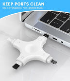 CODOGOY iPhone Cleaning Kit Port Cleaner Repair & Restore Tool Soft Brush Cleaning Tool Fit for All Devices