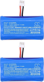 Cameron Sino (2PCS) Replacement for Ver'ifone X970 X990 Battery,fits SX18650-2S1P 2300mAh/7.4V