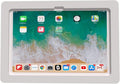 TABcare Anti-Theft Acrylic VESA Enclosure for Apple iPad 10 10.9" 2022, iPad 11" 2025 with Free Wall Mount Kit & 90-Degree Angle USB C Charge Cable (White)