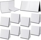 Zhanmai 10 Pcs Blank Game Board 18 x 18 Inches Quad Fold Dry Erase Make Your Own Game Board Folding Cardboard for School Classroom DIY Games Entertainment Activities