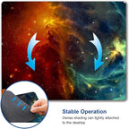 IMAYONDIA Square Galaxy Mouse Mat: Waterproof, Non-Slip, Cool Laptop & Computer Mouse Pad