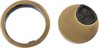 Desk Grommet for Wire Organizer,PC Computer Desk Plastic Grommet Cord, Tidy Cable Hole Cover Organizers,2 Pack (53mm, Gold)