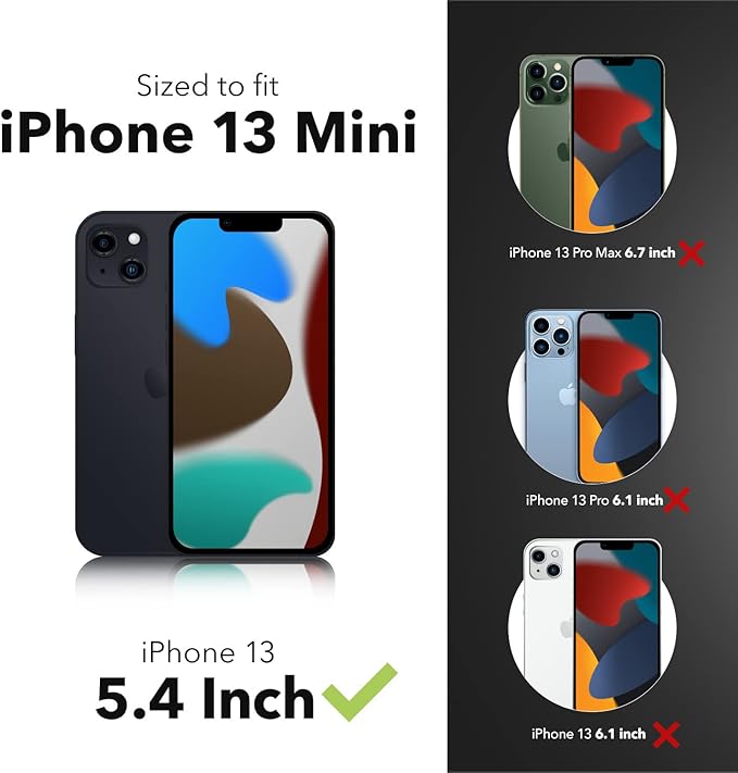 ZAGG InvisibleShield Glass Elite Anti-Glare Screen Protector for Apple iPhone 13 mini, 5X Shatter Protection, Anti-Microbial Treatment, Anti-Fingerprint Technology, Easy to Install