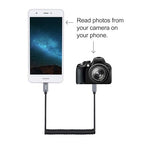 CableCreation Micro USB to Micro USB Coiled Cable 0.56ft to 4ft, Coiled Micro OTG Cable with Gold Plated Connector Aluminium Shell Works for Raspberry Pi Zero, Smart Phones, DJI Remote, Black