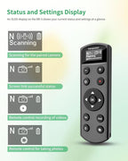 for Nikon Camera Remote Control, Hanpusen Rechargeable Wireless Shutter Release with OLED Screen for Nikon Z6 III/Zf/Z5II/Z50/Z50 II/Z fc/P1000/P1100/P950/B600/A1000/Z6 II/Z30/Z5/Z7 II, Replace ML-L7