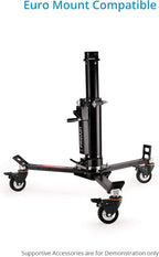 PROAIM Lineo Portable Video Camera Floor Dolly. Heavy-Duty Professional Studio Dolly. Payload up to 500kg/1100lb (P-PRT-D)