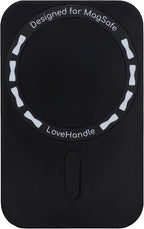 LoveHandle PRO MagSafe Compatible Magnetic Phone Grip w/Kickstand - Mount, Strap and Stand for Smartphone and Tablet - MagSafe Ring Included - Fits All Devices - Army Green