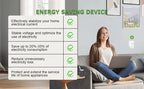Elon-musk's Electricity Saving Box Stop Watt Stopwatt Energy Saving Device Save Energy Saving Device Energy Saving Power Strip for Home Office US Plug 90v-250v 30kw Rated Green (3PCS)