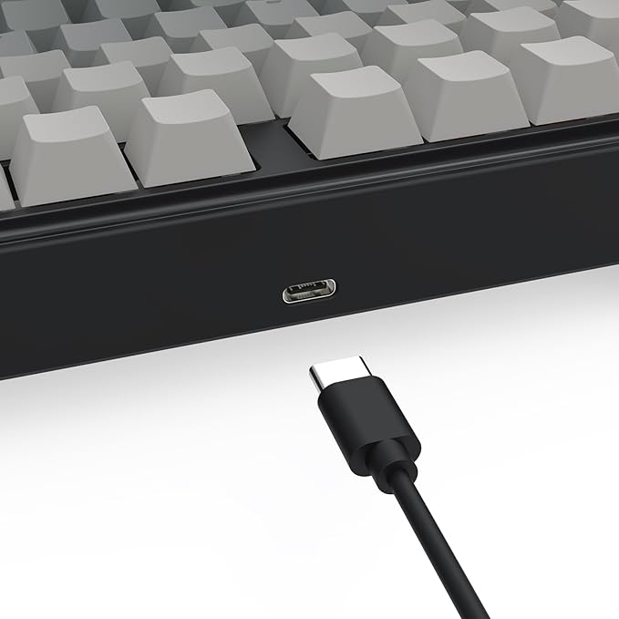Redragon K707 HE Rapid Trigger Gaming Keyboard, 87 Keys TKL Wired Mechanical Keyboard w/Hyper-Fast Actuation Hall Effect Magnetic Switch, Actuation Point Adjustable, Side Printed PBT Gradient Keycaps