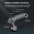 SmallRig Quick Release Top Handle with Quick Release Slider, Two-Way Smooth Installation, Ergonomic Design, 15kg Max. Load, Built-in Multiple Mounting Points, HawkLock H21-4483