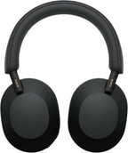 Sony WH-1000XM5 Premium Noise Canceling Headphones, Auto NC Optimizer, 30-Hour Battery, Alexa Voice Control, Black