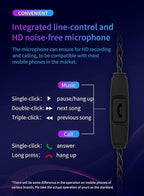 KBEAR Storm USB Type C Headphones for for Samsung Galaxy s23 s22 s21 s20 Ultra Wired Earbuds in Ear Headphones, Hi Res Detachable OFC Silver-Plated Cable