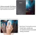 Mouse Pad, Blue Galaxy Mouse Pad, Space Mouse Pad, Gaming Mouse Mat, Square Waterproof Mouse Pad Non-Slip Rubber Base MousePads for Office Home Laptop Travel, 9.5"x7.9"x0.12" Inch