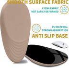 Hokafenle Ergonomic Mouse Pad Wrist Support with Stepped-Wedge Design, Wrist Rest Pain Relief Mousepad Filled with Memory Foam, Carpal Tunnel Mousepad for Wireless Mouse(12x8 inch,Sand Color)