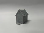 Paintable Tabletop Miniature Little Town Building Terrains Compatible with RPG War Games - 18mm Scale Dioramas Building Set Scenery with Medieval Architecture Style by HAUTICO (HVillageHouses2-1)