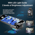 200X Magnification Microscope Lens withCPL Mobile LED Light Micro Pocket Macro Lenses for iPhone Samsung All Smartphones (White Without CPL)