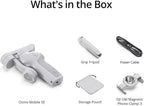 DJI Osmo Mobile SE, 3-Axis Phone Gimbal for iPhone, Android, Built-in Tripod, Selfie Stick, Gimbal Stabilizer for iphone, Andriod, ActiveTrack 6.0, Vlogging Stabilizer for Youtube, TikTok, Travel