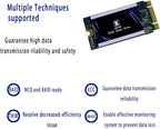 SSD SATA M.2 2242 500GB Shark Speed Ngff Internal Solid State Drive High Performance Hard Drive for Desktop Laptop SATA III 6Gb/s Includes SSD (500GB, M.2 2242)