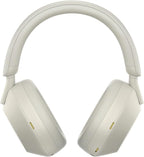 Sony WH-1000XM5 Premium Noise Canceling Headphones, Auto NC Optimizer, 30-Hour Battery, Alexa Voice Control, Silver