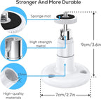 FastSnail Wall Mount Compatible with Wyze Cam Pan V3 & Wyze Cam V4/V3 & Wyze Cam Outdoor/Indoor, 360 Degree Swivel Adjustable Bracket for Wyze Cam and Other Camera with Same Interface 2 Pack