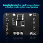 CCA Hydro in Ear Monitor Headphones with 4 Tuning Switches, 2DD 8BA Hybrid Driver Gaming Earbuds, HiFi Bass IEM Earphones for Musicians Singers Audio Engineers Audiophile Dj Drummers